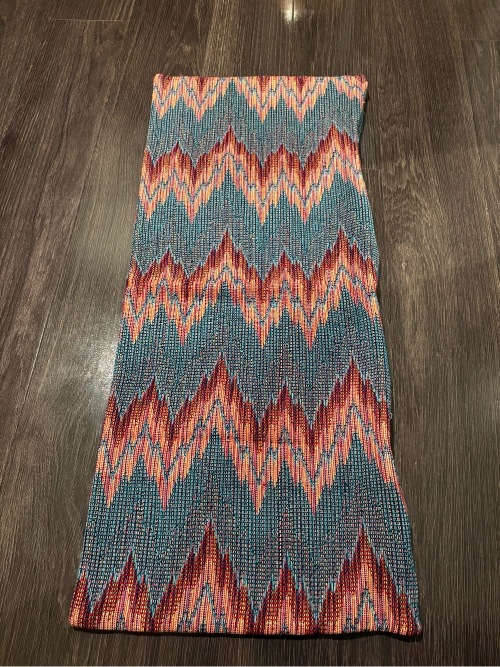 CB2 Multi Colored Senica Woven Lumbar Pillow Cover - Boho Textured Accent - Picture 3 of 5